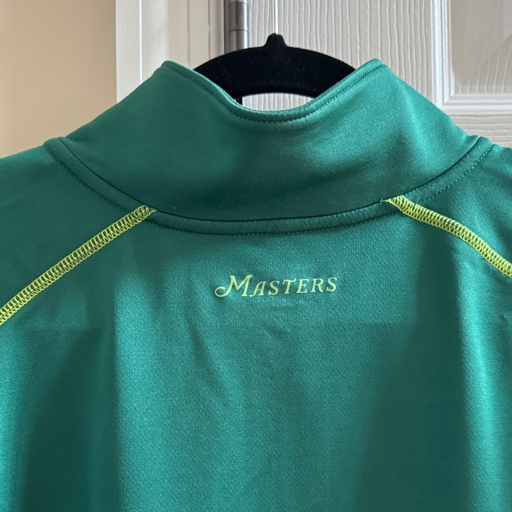 Masters Green and Yellow 1/4 Zip Tech Pullover - Picture 7 of 7